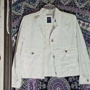 GAP Women's Off-White Utility Jacket XL